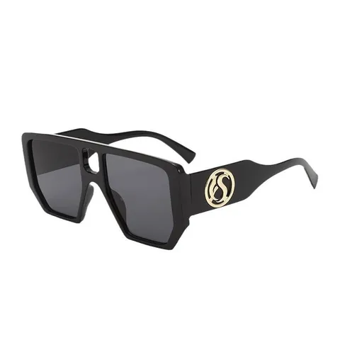 Women Oversized Square Sunglasses UV400 Protection PC Frame Vintage Fashion Gradient Eyewear Sun Glasses For Travel Party