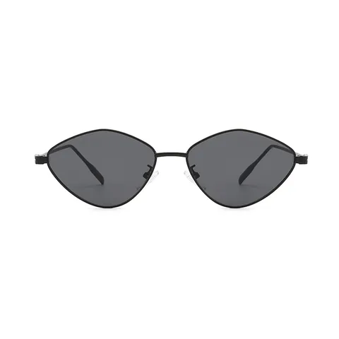 Gafas de Sol Geométricas Cat Eye Para Mujer Montura de Metal Protección UV400 Moda Rombo Hexágono Gafas de Sol Tendencia