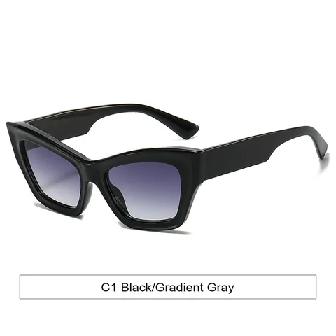 Vintage Cat Eye Sunglasses For Men Women PC Frame UV400 Protection Fashion Retro Sun Glasses For Travel Party Daily Eyewear