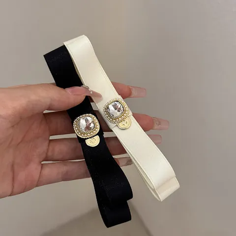 Eleganter Satin Schleife Haarklammer Mit Strass Künstliche Perlen Akzenten Vintage Stil Haarschmuck Für Damen Täglich Party Dating