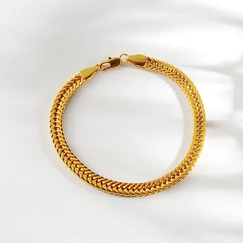 Fashion Franco Wheat Chain Bracelet For Women Gold Silver Plated Alloy Rhinestone Jewelry Elegant Lobster Clasp Wrist Band Gift