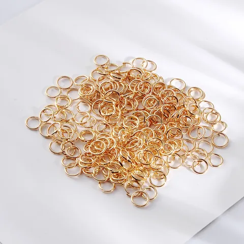 Anillas Abiertas Para Hacer Joyas Conector De Metal De Aleación Para Reparación De Pulseras Collares Pendientes Bricolaje Oro Plata