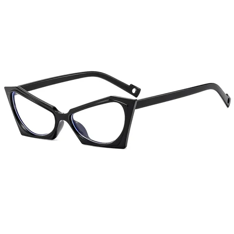 Occhiali Montatura Occhio di Gatto Anti-Luce Blu Donna Geometrici Retrò Policarbonato per Computer Gioco Festa Occhiali da Vista
