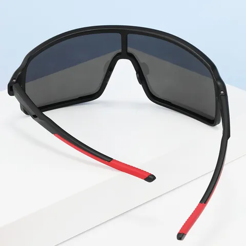 Unisex Large Frame Cycling Sports Sunglasses PC UV400 Protection Windproof Eyewear For Outdoor Riding Running Shield Eyeglasses