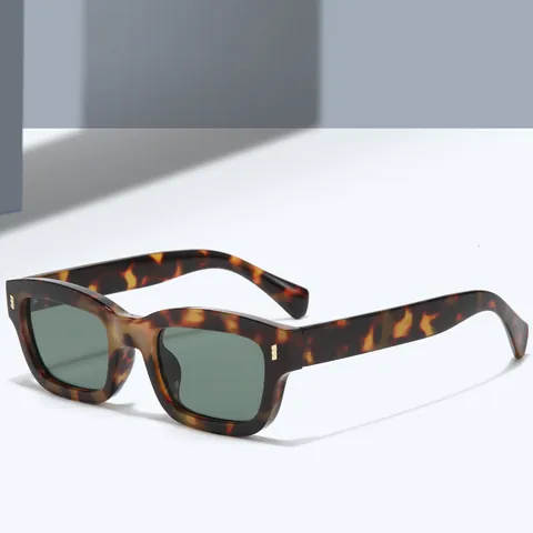 Retro Rectangle Sunglasses PC Frame UV400 Protection Square Sun Glasses For Women Men Daily Fashion Travel Eyewear