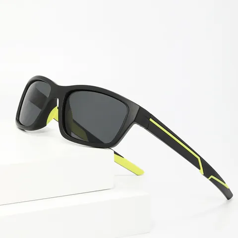 Sport Gepolariseerde Zonnebril Voor Dames Heren UV400 Bescherming PC Montuur TAC Lens Outdoor Fietsen Rijden Vierkant Trendy Zonnebril