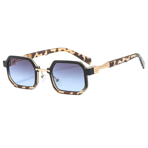 Retro Hexagon Sunglasses UV400 Protection Vintage Geometric Metal PC Frame For Men Women Outdoor Fashion Eyewear