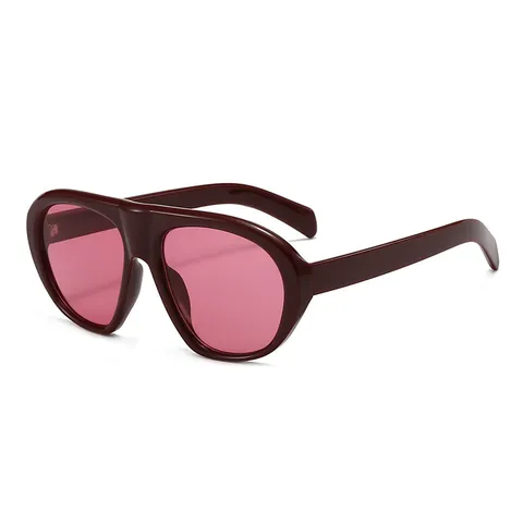 Fashion Oversized Pilot Sunglasses For Women Men UV400 Protection Retro Large Frame Shades Vintage PC Eyewear Outdoor Sun Glasses
