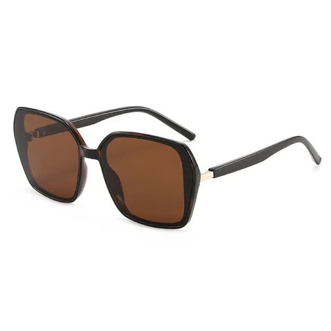 Women Vintage Large Square Sunglasses UV400 Protection Gradient Lens Fashion Oversized Eyewear For Outdoor Travel Party