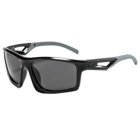 Occhiali da Sole Sportivi Polarizzati per Ciclismo all'Aperto Montatura PC Lenti TAC Antiscivolo Protezione UV Unisex