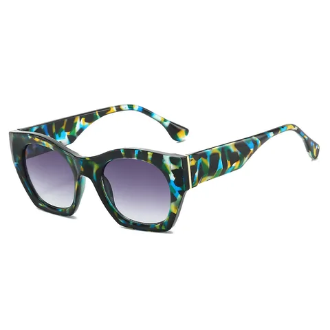 Fashion Cat Eye Sunglasses For Women Men PC Frame Metal Accent UV400 Protection Retro Trendy Sun Glasses Outdoor Travel Eyewear