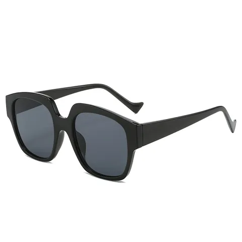 Women Vintage Oversized Square Sunglasses UV400 Protection Fashion PC Frame Gradient Lens Outdoor Eyewear Travel Sunshade Accessories
