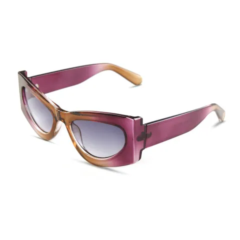 Women Retro Cat Eye Sunglasses Fashion UV400 PC Frame Tinted Lens Vintage Outdoor Travel Driving Stylish Sun Glasses
