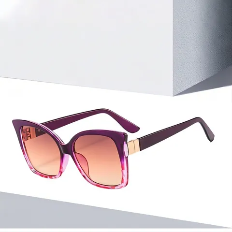 Γυναικεία Ρετρό Γυαλιά Ηλίου Cat Eye Μόδα Oversized Σκελετός PC Φακοί Ντεγκραντέ UV400 Γυαλιά Εξωτερικού Χώρου για Γυναίκες