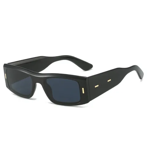 Rectangle Sunglasses PC Frame UV400 Protection Retro Fashion Unisex Outdoor Travel Sunshade Eyewear