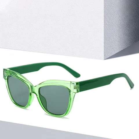 Vintage Retro Katzenaugen Sonnenbrille Für Damen UV400 Schutz Großer Rahmen Polycarbonat Mode Trendy Dekorativ Brillen