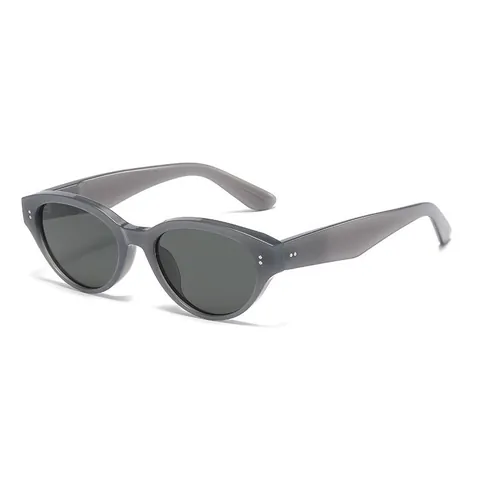 Vintage Katzenaugen Sonnenbrille Für Damen Retro PC Rahmen UV400 Schutz Nieten Dekor Mode Sonnenbrille Urlaub Strand