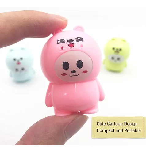 Cute Cartoon Bear Manual Pencil Sharpener Portable Mini Animal Shaped Pencil Cutter For Kids Students School Office Stationery