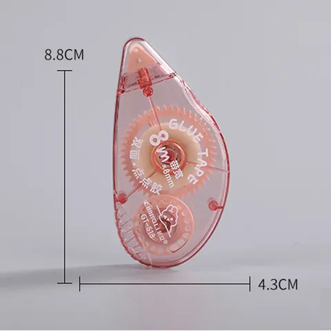 Portable Double Sided Dot Glue Tape Roller For Scrapbooking DIY Craft Decorative Adhesive Tape For School Office Student Stationery