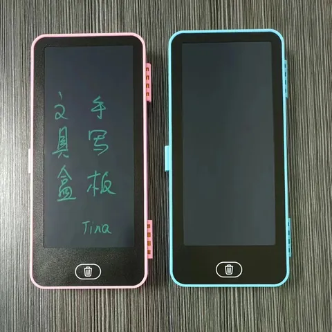 Trousse à Crayons Multifonctionnelle avec Tablette d'Écriture LCD Boîte de Papeterie Scolaire Portable avec Fonction d'Effacement pour Enfants Étudiants Cadeau