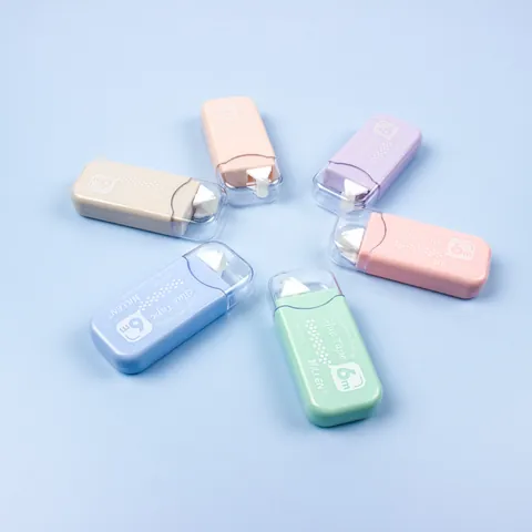 Double Sided Glue Tape Macaron Colored Adhesive Tape Pen For Scrapbooking DIY Crafts Student School Office Stationery Supplies