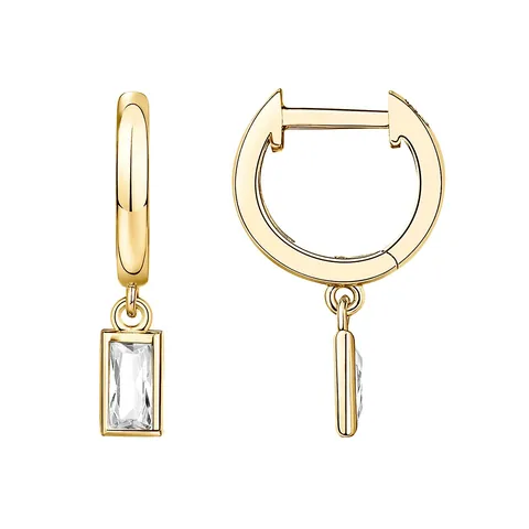 Orecchini Pendenti Minimalisti in Rame con Strass da Donna Eleganti Orecchini a Forma di Stella Geometrici Gioielli da Pendolare