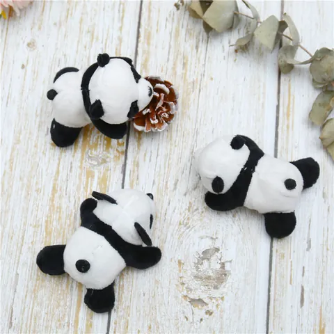 Simpatica Spilla in Peluche Panda 3D Morbido Animale Di Peluche Spilla Decorativa Per Vestiti Borse Zaini Gioielli Panda Cartoon