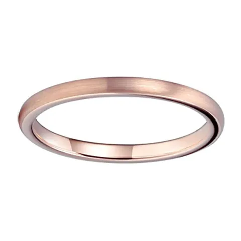 Minimalist Tungsten Steel Band Ring For Women Men High Polished Brushed Finish Comfort Fit Wedding Engagement Finger Jewelry Rose Gold Black Gold Silver