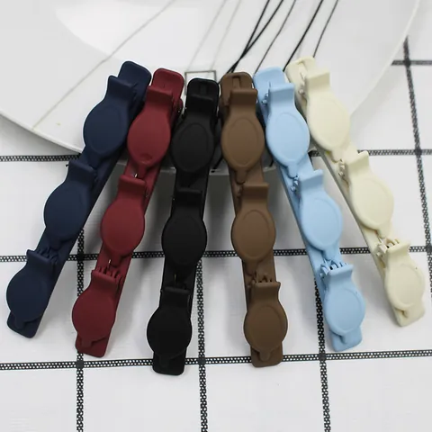 Fermagli per Capelli Intrecciati in Plastica Opaca Stile Coreano Per Donna Colore Solido 3 Clip In 1 Fermagli a Becco d'Anatra