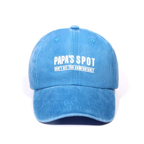 Vintage Washed Polyester Baseball Cap Letter Print Adjustable Sun Hat Soft Top Distressed Dad Hat For Men Women Casual Outdoor