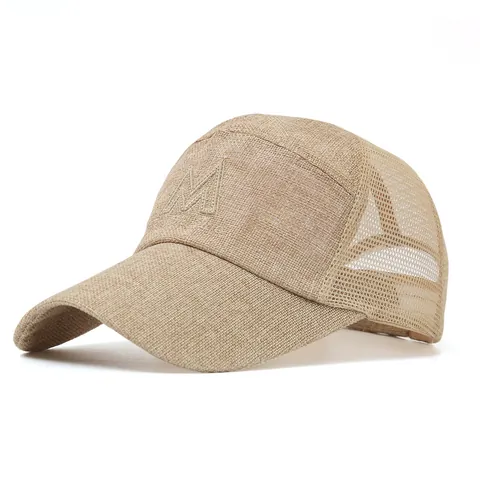 Atmungsaktive Mesh-Baseballkappe Für Damen Und Herren Verstellbarer Trucker Hut Langer Schirm Sonnenschutz Outdoor-Sport M Hut