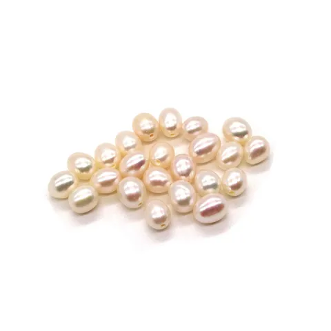 Natural Freshwater Pearl Loose Beads White Rice Shape Drilled Polished 3-11mm DIY Jewelry Accessories For Earrings Necklace Bracelet Handmade Material