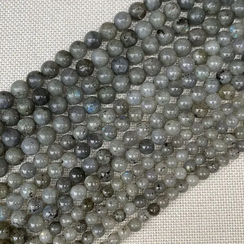 Perline Tonde in Pietra Naturale Labradorite Agata Diaspro Perline Sciolte per Creazione Gioielli DIY Bracciale Collana