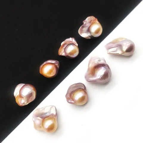 Perle di Coda di Perla Barocca d'Acqua Dolce Viola Naturale 18-27mm Grandi Perle Sciolte Irregolari per Gioielli Fai-da-te Donna