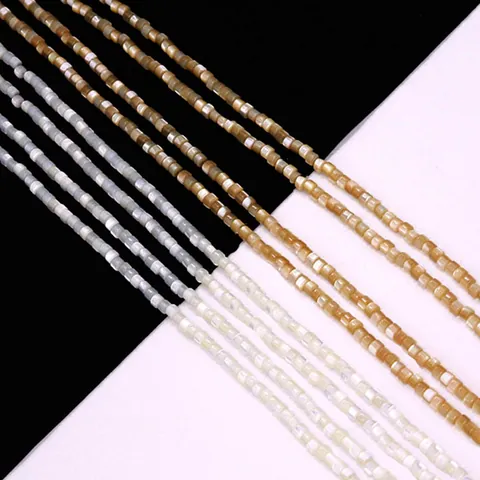 Natural Trochus Shell Tube Beads Polished Column Cylinder Loose Spacer Beads For DIY Bracelet Necklace Jewelry Making Crafts