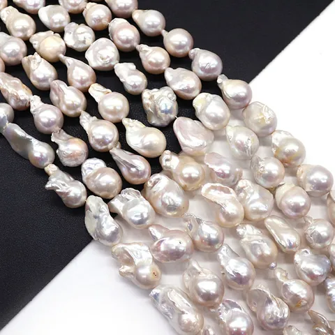Natural Cultured Baroque Pearl Loose Beads Irregular Tail Shaped Pearl Strands For DIY Handmade Jewelry Making Accessories