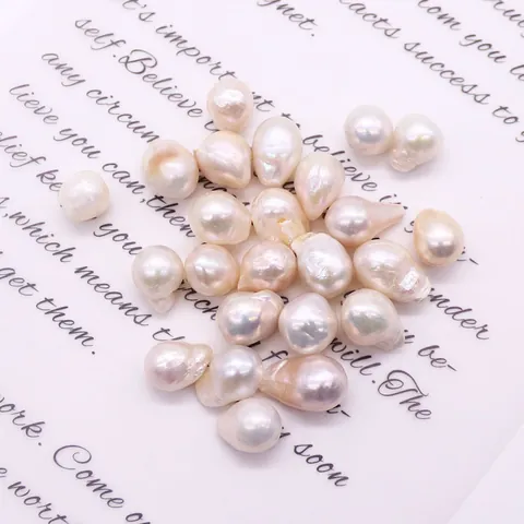 Perline Sciolte di Perle d'Acqua Dolce Irregolari Barocche Naturali Perla Coda di Edison per Creazione di Gioielli Fai-da-te Accessori Fatti a Mano