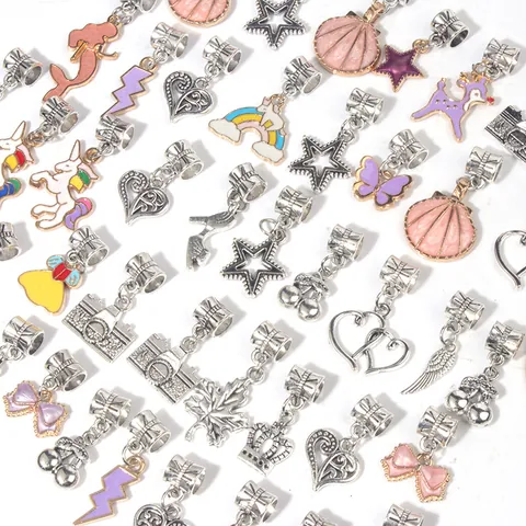 Mixed Animal Fruit Flower Alloy Enamel Charms For DIY Bracelet Necklace Jewelry Making Handmade Beading Pendants Accessories