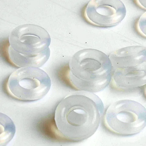Perles Anneau en Caoutchouc Silicone Bouchons de Positionnement Antidérapants pour la Fabrication de Bijoux DIY