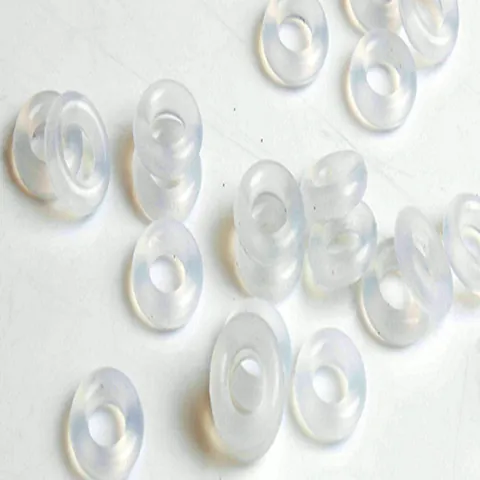 Perles Anneau en Caoutchouc Silicone Bouchons de Positionnement Antidérapants pour la Fabrication de Bijoux DIY