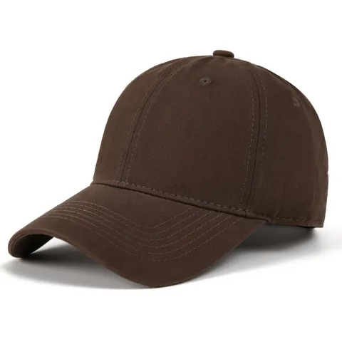 Minimalist 100% Cotton Baseball Cap For Men Women Adjustable Soft Top Outdoor Sports Sun Shade Solid Color Snapback Hat