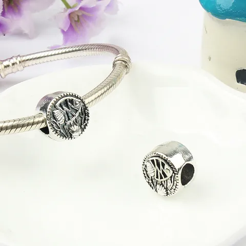 Perles Charm en Alliage Argent Antique Vintage Relief Vie Marine Poisson Tropical Coquillage pour Création de Bijoux Bracelet Collier DIY