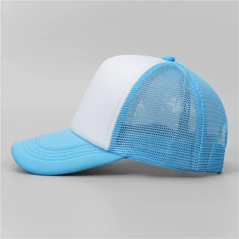 Cappello Trucker in Rete Unisex per Bambini e Adulti Berretto da Baseball Traspirante Regolabile con Tesa Curva Protezione Solare Sport All'aperto