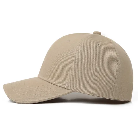 Solid Color Baseball Cap For Men Women Adjustable Casual Sun Hat Outdoor Breathable Polyester Curved Brim Sports Golf Caps