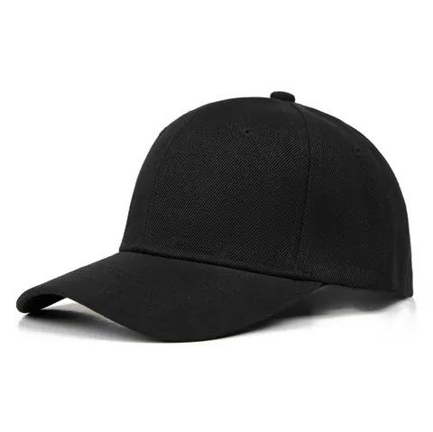 Solid Color Baseball Cap For Men Women Adjustable Casual Sun Hat Outdoor Breathable Polyester Curved Brim Sports Golf Caps