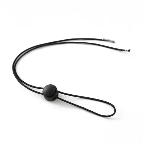 Adjustable Windproof Hat Rope Chin Strap For Sun Hat Straw Hat Elastic Replacement Cord With Plastic Buckle Metal Tips