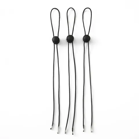 Adjustable Windproof Hat Rope Chin Strap For Sun Hat Straw Hat Elastic Replacement Cord With Plastic Buckle Metal Tips
