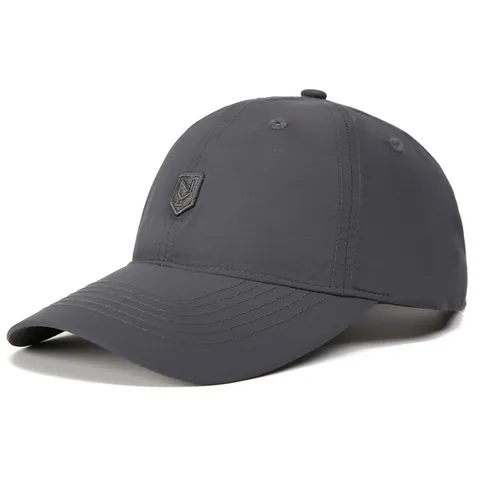 Men's Quick Dry Baseball Cap Summer Outdoor Sports Fishing Sun Hat Breathable Lightweight Adjustable Nylon Sun Visor Bone Hat