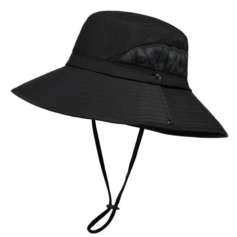 Men Outdoor Sun Protection Bucket Hat Wide Brim Breathable Quick Dry Fisherman Hat For Fishing Hiking Gardening Summer Casual Hat