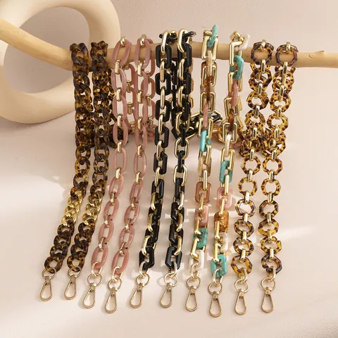 Trendy Acryl Ketting Telefoon Lanyard Crossbody Telefoonriem Met Metalen Gesp Voor Vrouwen Anti-Verlies Mode Tasriem